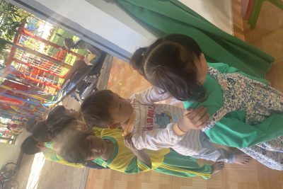 Trường MN Vành Khuyên kết hợp với Y tế Xã Hoà Hiệp tiêm phòng Bạch hầu, Uốn ván